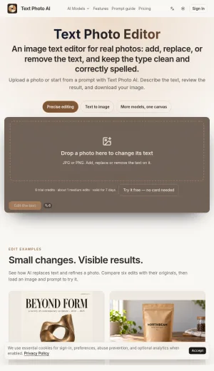 Text Photo AI Text Editing Tool for Images screenshot