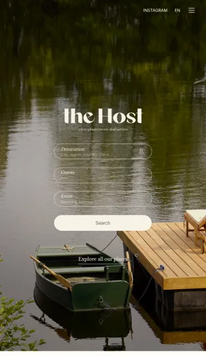 The Host Curated Stays in France and Europe screenshot