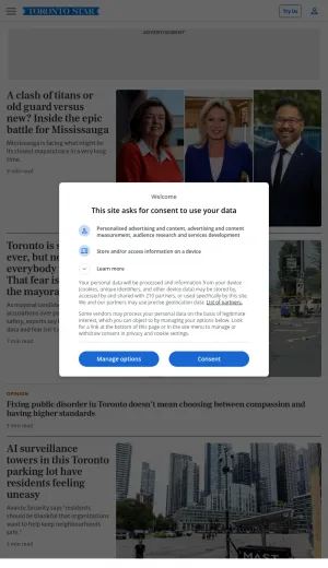 The Star Canadian News and Toronto Journalism screenshot