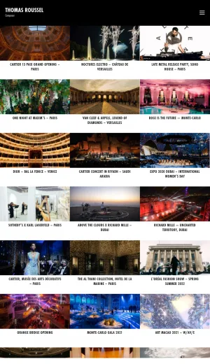 Thomas Roussel Music Composition, Arrangement, and Orchestration Portfolio screenshot
