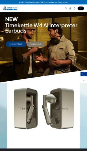 Timekettle AI Translation Devices and Interpreter Earbuds screenshot