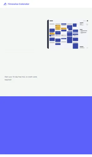 Timewise Calendar AI Task and Scheduling Assistant screenshot