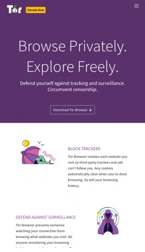 Tor Project: Privacy and Anonymity Software screenshot