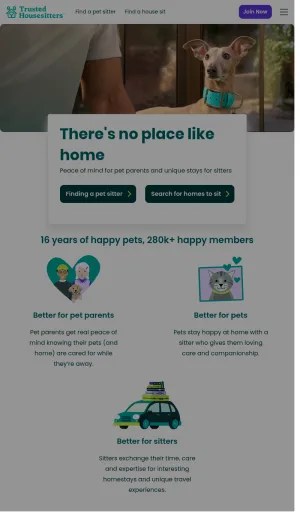 TrustedHousesitters Pet and House Sitting Marketplace screenshot