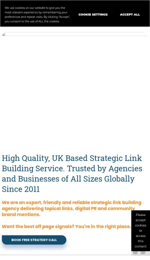 UK Linkology Link Building and Backlink Services screenshot