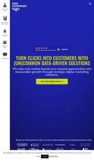 unCommon Logic Digital Marketing Agency screenshot