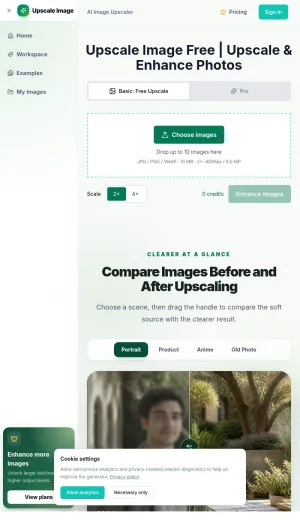 Upscale Image AI Photo Enhancer screenshot