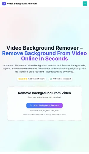 AI Video Background Remover screenshot