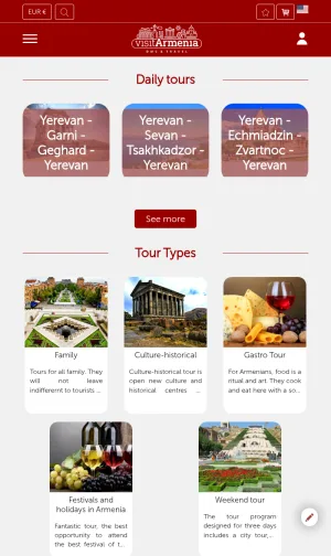 Visit Armenia Tours and Travel Services screenshot