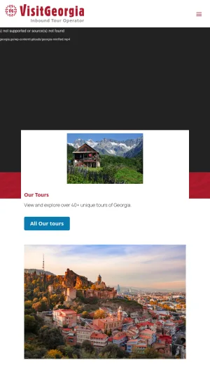 VisitGeorgia Travel Agency for Georgia and the Caucasus screenshot