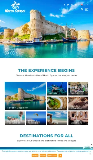 Official North Cyprus Tourism Guide screenshot