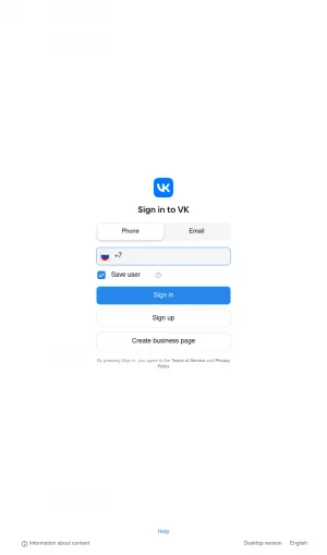 VK Mobile Social Network screenshot