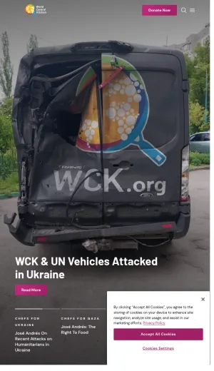 World Central Kitchen Emergency Food Relief screenshot