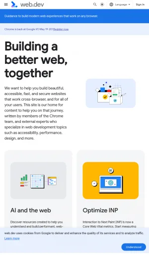 Modern Web Development Guidance and Best Practices screenshot