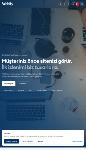 Web Design and Digital Services in Istanbul screenshot