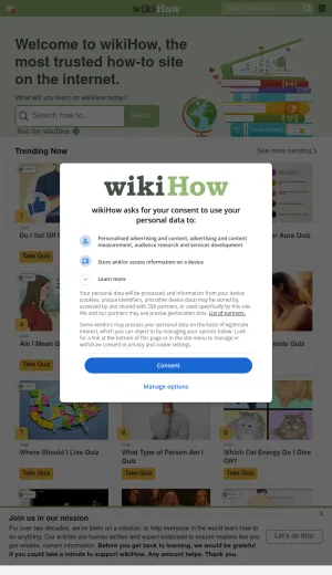 wikiHow How-To Guides and Practical Advice screenshot