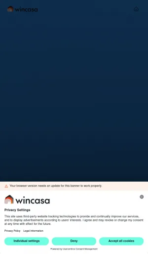 Wincasa Swiss Property and Real Estate Services screenshot