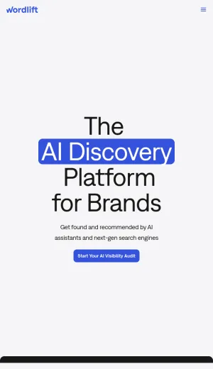 WordLift AI SEO and Semantic Search Platform screenshot