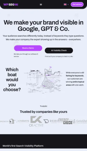 WP SEO AI for Google and AI Search Visibility screenshot