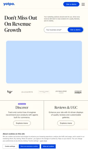 Yotpo Ecommerce Marketing Platform screenshot